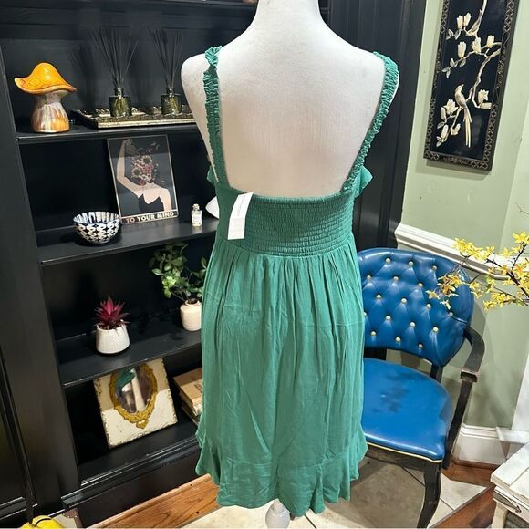American Eagle Outfitters Green Mini Dress NWT Size Small - Picture 10 of 14